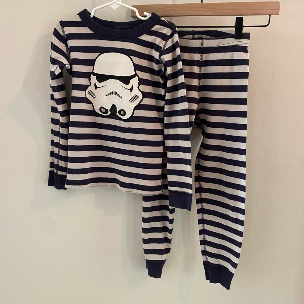 Hanna Andersson Star Wars Stormtrooper Long John Pajama Set